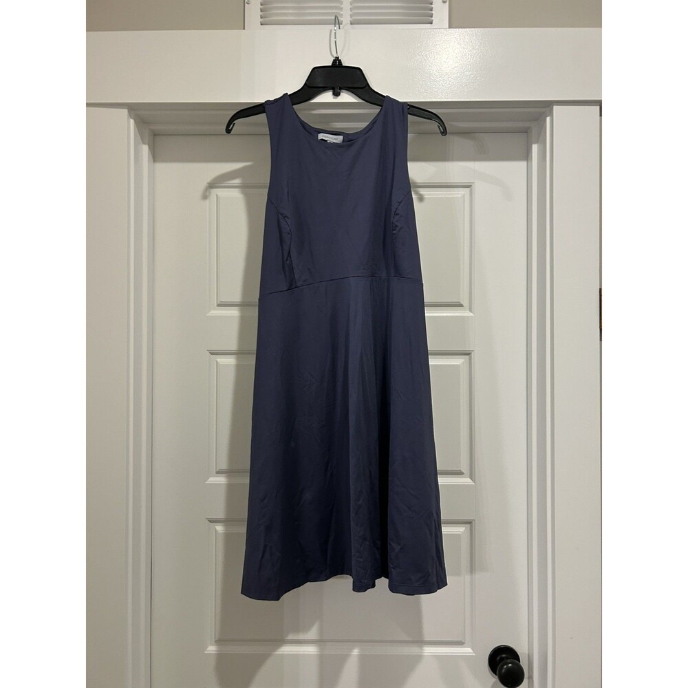 Ocean+Coast Athletic Sport Tank Dress Blue Lightweight Stretch Sleeveless XL